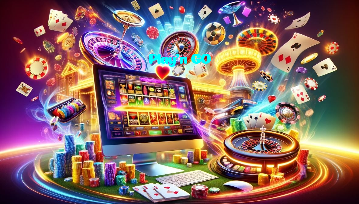 Play'n GO casino presented on mobile device in Pakistan with slots and live games